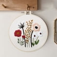 thumbnail image 4 of Coofit 5 Ensembles Kit de Point de Croix Kit de Point de Croix Bricolage Kit de Point de Croix avec Cerceau de Broderie, 4 of 10