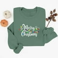 thumbnail image 4 of Ailaofu Christmas Sweatshirts for Women Crewneck Long Sleeve Shirt Xmas Holiday Party Pullover Sweater Tops Fall Outfits, 4 of 6
