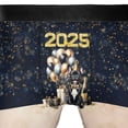 thumbnail image 4 of Happy New Year French Bulldog Welcome 2025 Balloon Firework Party All Over Print Boxer Briefs Underwear for Men Dad Dog Lover Gifts - 01014, 4 of 6