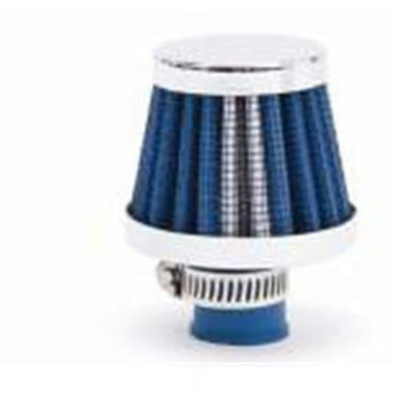 43513 10 mm Inlet Blue & Chrome Valve Cover Breather
