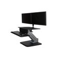 thumbnail image 2 of StarTech.com Convertisseur de Bureau Debout à Hauteur Réglable - Bureau Assis-Debout avec Réglage à un Doigt - Bureau Ergonomique (Bras) - Trousse de Montage (Plaque à Pince, Plateau de Clavier, Bras Pneumatique, base, Support de Plateau de Clavier, Poste de Travail, Pilier de Montage, Petits Plaquettes de Pression (Plateau de Clavier), Plaquettes de Pression Circulaires (base), Plaque Arrière (Clavier)) - pour Écran LCD / Équipement PC - Acier - Noir, Argent - Taille d'Écran : 12 Pouces-30 Pouces - Bureau - pour P/N : ARMPIVOTB, ARMPIVOTV2, LTRISERP, MONSTADJD, 2 of 9