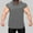 Dark Gray, variant on LADIGASU Men's Vintage Solid Color Casual Fitness Sport Permeability Round Neck Tank