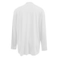 thumbnail image 5 of Fall Shirts for Women 2025 Solid Color Loose Fit Crewneck Casual Lightweight Blouse Tops Long Sleeve Shirts for Women, 5 of 6