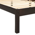 thumbnail image 3 of Full Size Bed,Platform Bed Frame with Headboard , Wood Slat Support, Strong Wooden Slats Bed Frame, Espresso, 3 of 8