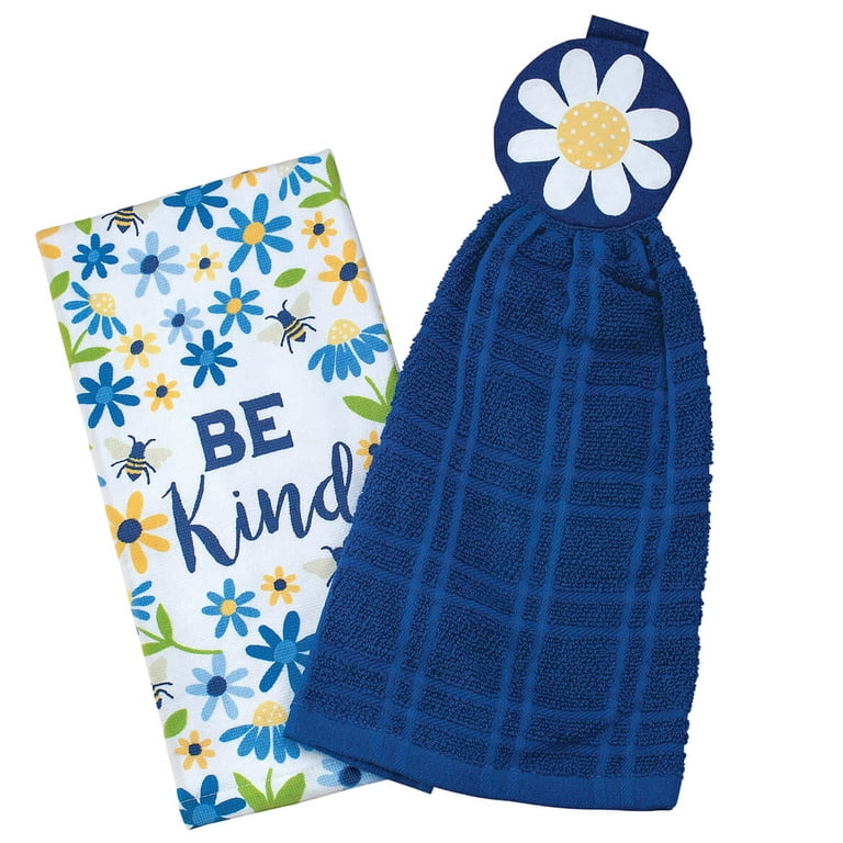 Daisy Kitchen Towels, Set of 2 