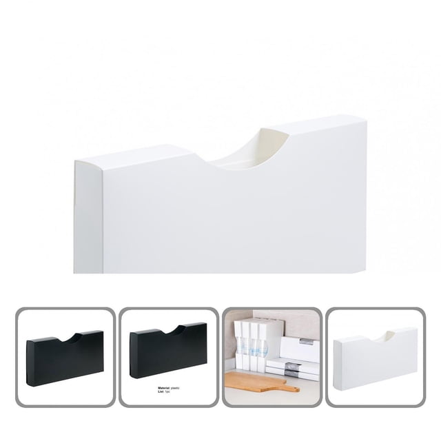 Garbage Bag Storage Wall Mounted Dust-proof Plastic Cabinet Grocery Plastic Bag Dispenser for Kitchen