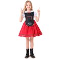 thumbnail image 1 of Alemania Munich traje nacional tradicional rojo y negro niños cosplay bordado floral chica cerveza traje s JAMW Sencillez, 1 of 4