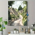thumbnail image 4 of Cottagecore Village Road Watercolor Painting/Canvas Art， Suitable for Living Room，Kitchen，and Hallway Decoration., 4 of 8