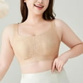 thumbnail image 5 of Wensltd Women Seamless Pad Gather Lift Bras Comfortable Support All Day Women Sport Running Bras Pink, 5 of 9