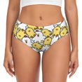 thumbnail image 1 of Fotbe Cartoon Chicken Calzones Estampados para Mujer – Ropa Interior de Algodón, Cómoda, Suave y Elástica-XX-Large, 1 of 6