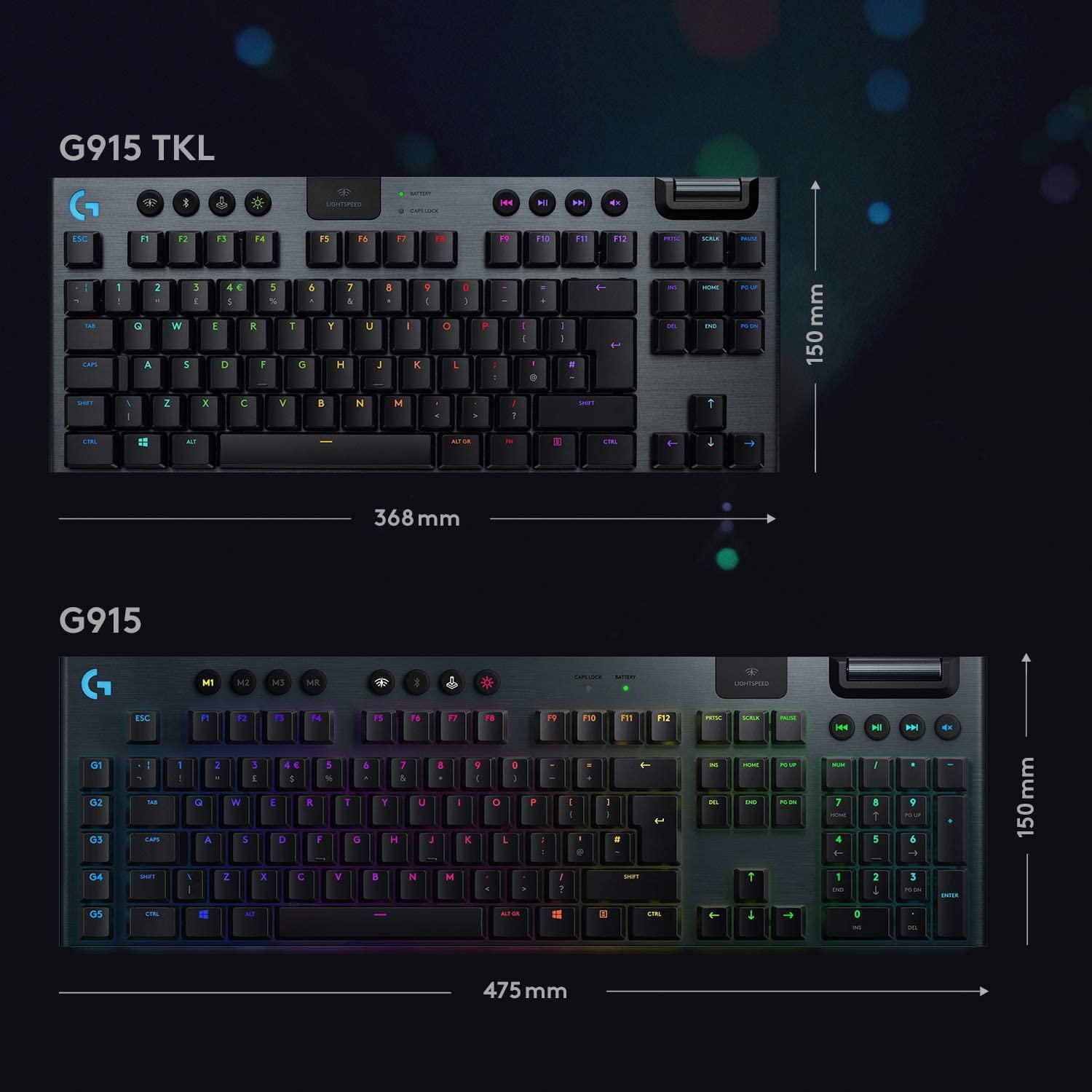 Logitech G915 X LIGHTSPEED TKL 新品未開封 Logitech G915 X Lightspeed TKL Low-Profile Wireless Gaming