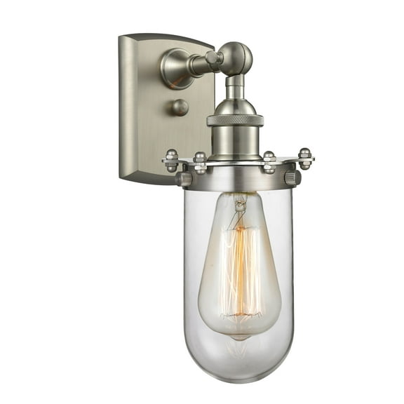 Innovations Lighting 516-1W Kingsbury Kingsbury 1 Light 12" Tall Bathroom Sconce - Nickel