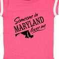 thumbnail image 4 of Inktastic Someone in Maryland Loves Me Boys or Girls Baby Bodysuit, 4 of 5
