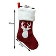 thumbnail image 3 of JINSIJU Christmas Socks Gift Bag Cute Elk Embroidery Christmas Socks, 3 of 3