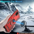 thumbnail image 6 of Samsung Galaxy A51 Case, with HD Screen Protector, Dual Guard Protection Series Case with Portable Magnetic Ring Stand for Samsung A51, Red, 6 of 14