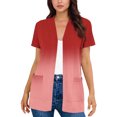 thumbnail image 1 of Camiseta de Cuello Redondo de Color Sólido Casual de Ajuste Suelto con Poliéster Suave, Camiseta de Verano para Uso Diario en Casa O Trabajo, 1 of 6