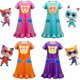 thumbnail image 1 of Vestido para niñas, novedad de verano, manga corta para niños, pijama de princesa Superkitties, vestido de gato, disfraz de fiesta de cumpleaños para niños, vestido de Cosplay, 1 of 4