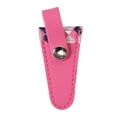 thumbnail image 1 of Estuche para tijeras de manualidades, funda protectora de cuero sintético, estuche compacto para guardar tijeras de bordar y coser, ideal para Rosa roja, 1 of 9
