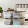thumbnail image 3 of IRIS 91 Qt Plastic Storage Bins with Lids, Stackable Storage Containers, Totes, 4Pk, 3 of 8