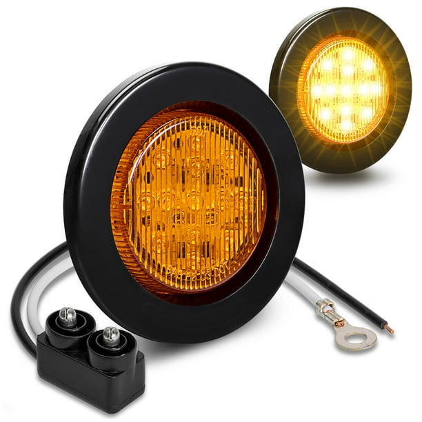 Luces LED de posición lateral TRUE MODS 2.5 12 V, color ámbar