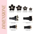 thumbnail image 4 of Flowers Air Vent Clips Car Air Freshener,4pcs Black Girly Daisy Flower Car Accessories for Women,Lavender Scent Decorations Refillable Clips On Air Freshener, 4 of 5