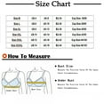 thumbnail image 3 of Rciityk Daisys Bras for Older Women, Comfortable No Underwire Front Closure Bra, Full Coverages Push Up Everyday Bras Mother's Day, 3 of 3