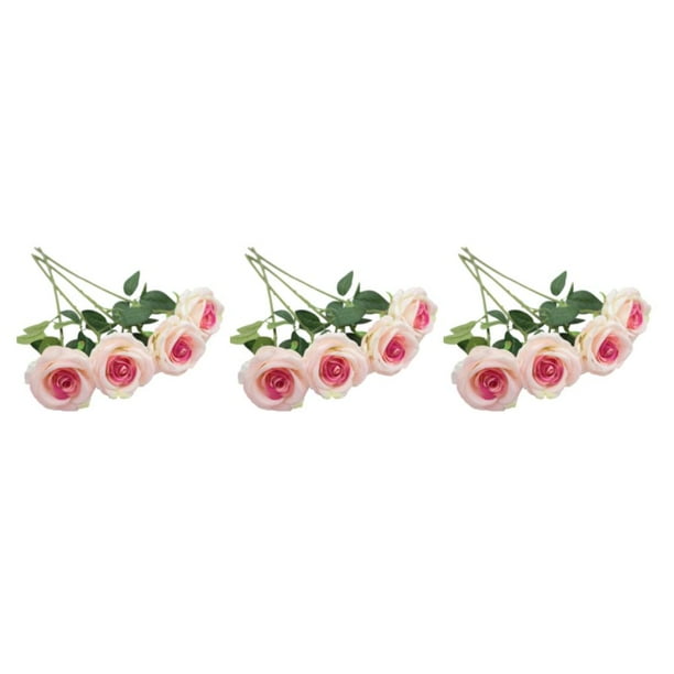 Flores artificiales Naiovety 10pcs set Momentos memorables con impresionantes flores de novia de seda DIY TAMAÑO LÍDER