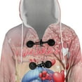 thumbnail image 4 of Happy Valentine’s Day Adorable Scottish Fold Kitten Holding Heart Balloon All Over Print 3D Hooded Duffle Toggle Coat Cat Lover Kitten Owner Gifts - 00030, 4 of 6