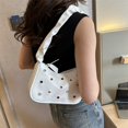 thumbnail image 2 of Bolso de cubo de PU para mujer, bolso de moda para mujer, bolso de mano, bolso de hombro (blanco), 2 of 6