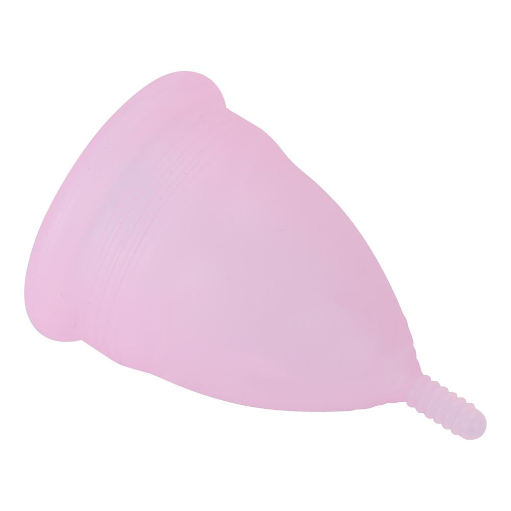 TOPINCN Silicone Female Menstrual Cup Reusable Lady Leak Free Safety