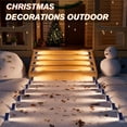 thumbnail image 3 of Volisun Luces De Escalera Para Exteriores, Paquete De 8 Luces Solares Para Escalones, Impermeables, Ip67, 80 Lúmenes, Luces Led Navideñas Para Exteriores, Para Jardín, Patio, Escalera, Escalera, Escal, 3 of 6
