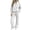 Teuyenhk White, variant on Teuyenhk Womens Two Piece Sweat Sets Cozy Fleece Lined Sweatsuits Quarter Zip High Neck Pullover with Sweatpants Fashion Athleisure Tracksuit