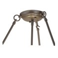 thumbnail image 3 of Meyda Tiffany 159597 Adalee 5 Light 24" Wide Semi-Flush Bowl Ceiling Fixture - Bronze, 3 of 7