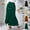 Green, variant on PUMISAS Zipper High Waist Tight Skirts For Women High Waist Pleated Skirts Solid Color Fold Casual Tight Long Skirt