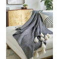 thumbnail image 3 of Livabliss x Becki Owens Modern Kapri Throw, 50"W x 60"L, Black, 3 of 4