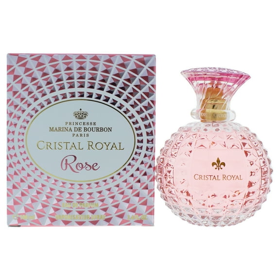 Cristal Royal Rose by Princesse Marina de Bourbon, EDP for Women, 3.4 oz