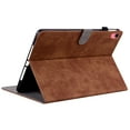 thumbnail image 3 of Dteck Case for ipad 10th Generation 10.9 Inch 2022 with Pencil Holder Multi Viewing Angles Stand Auto Wake/Sleep, Premium Folio Stand Case with Soft TPU Back Cover for iPad 10th Gen 2022,Brown, 3 of 4