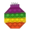 thumbnail image 1 of Push Bubble Octagonal Notebook Extrusión De Silicona Suave Bloc De Notas De Burbujas Juguete De Descompresión Noticed FN006578-08, 1 of 5