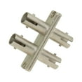 thumbnail image 2 of Fiber Optic Coupler, ST/ST Female, Duplex, Metal Housing, 2 of 3