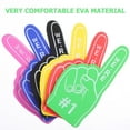 thumbnail image 3 of WEUVEB 24Ud Manos De Para Fiestas Deportivas Prop Para Aficionados Colores Vivos Y Cómodos, 3 of 6
