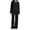 Black, variant on Enjoytime Two Piece Sets for Women Solid Color Crewneck Long Sleeve Tops with Pants Loungewear Matching Comfy Casual Outfits