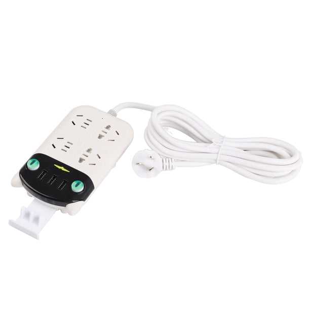 Regleta de enchufes, regleta de alimentación USB multifuncional, concentrador de alta gama