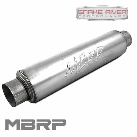 MBRP GP015 Universal High Flow Muffler Inlet/Outlet: 4 Length: 30 Aluminized