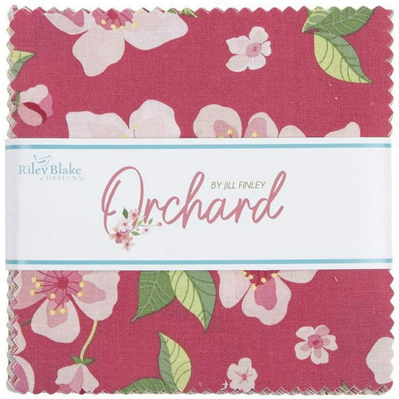 Orchard Riley Blake Stacker by Jill Finley; 42 - 5" Precut Fabric Quilt Squares