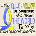 thumbnail image 3 of CafePress - Means World To Me 1 Down Syndrome Shirts Light T S - Men's Classic Graphic T-Shirt, 3 of 4