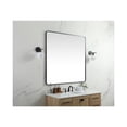 thumbnail image 3 of Soft corner metal square mirror 48x48 inch in Black, 3 of 9