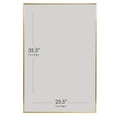 thumbnail image 7 of Head West Rectangular Thin Metal Frame Decorative Modern Wall Accent Mirror - 24" x 36", 7 of 7