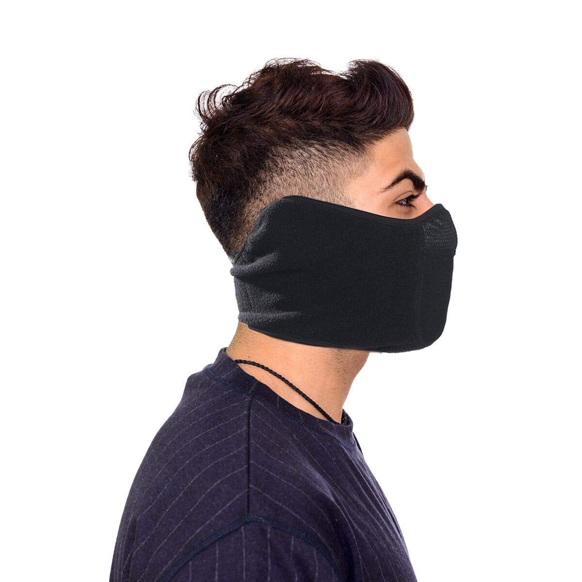 Balaclava Half Face Mask Adjustable Fastener Windproof Men Women For Skiing Snowboarding Motorcycling Winter Outdoor Sports Highly Breathable (half-face)