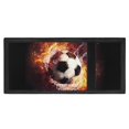 thumbnail image 4 of Chririnla Soccer Ball Flames Children's Wallet for Sports, Polyester Trifold Card Wallet with Lightweight Portable Kids Trifold Wallet, 4 of 6