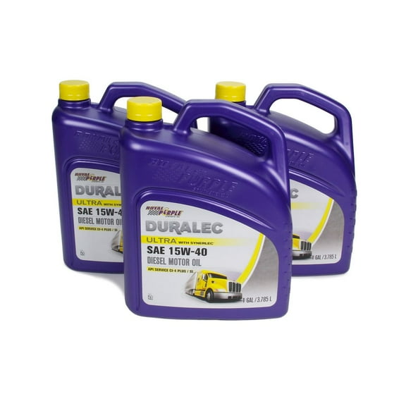 Royal Purple Duralec Ultra 15W40 Oil Case 3 x 1 Gallon